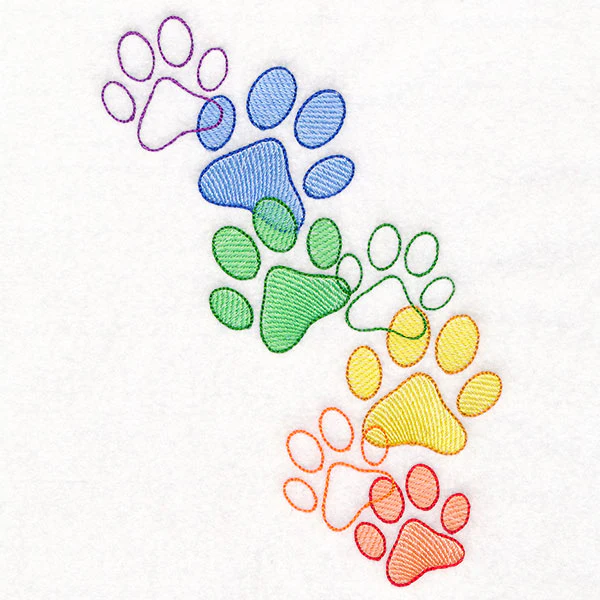 Sunshine & Rainbows Pet Paw Prints - Image 3