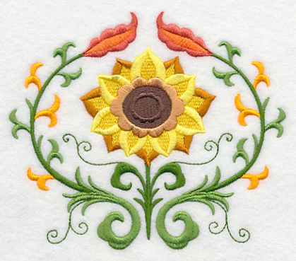 Suzani Fall Sunflower - Image 3