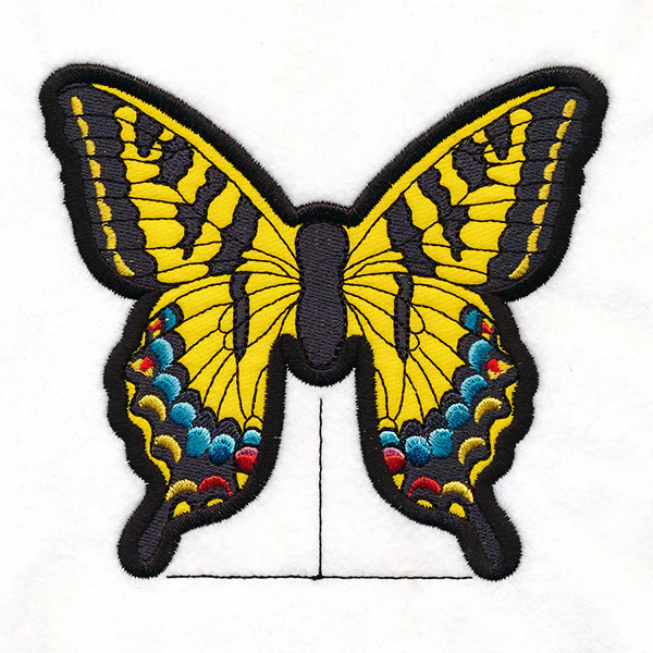 Swallowtail Accent (Split Seam Applique) - Image 2