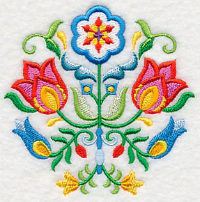 Swedish Folk Art - Flowers - Image 5