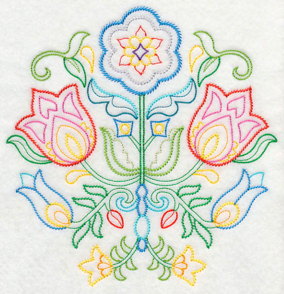 Swedish Folk Art - Flowers (Vintage) - Image 6
