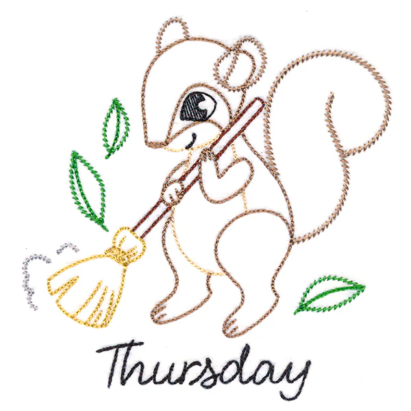 Sweeping Squirrel on Thursday - Image 3