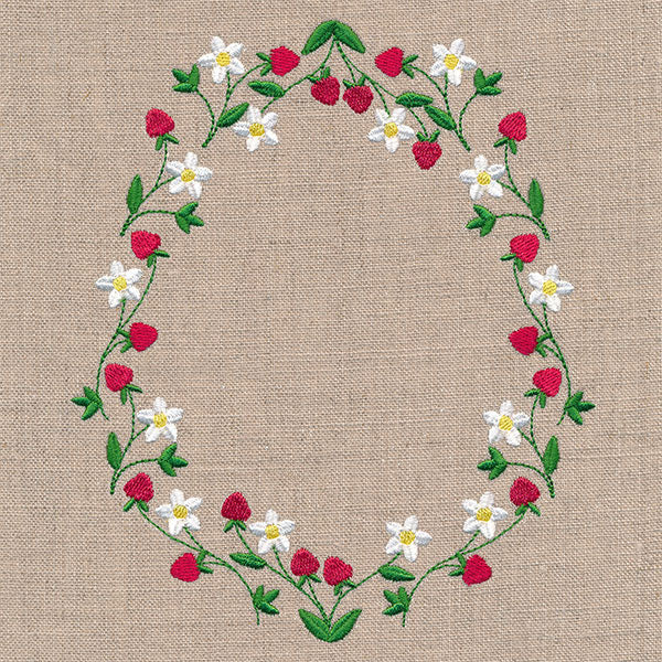 Sweet As Strawberries Wreath - Image 3