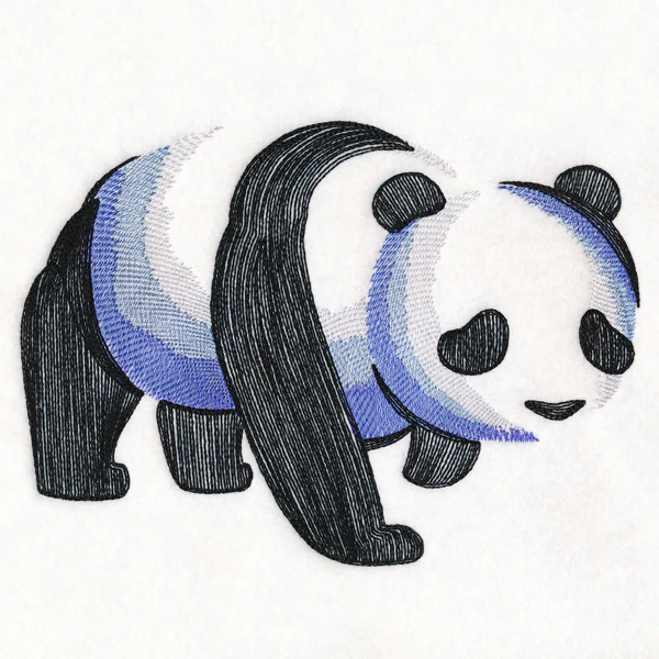 Sweet Brushstroke Panda - Image 6