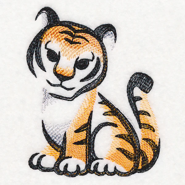 Sweet Brushstroke Tiger - Image 5