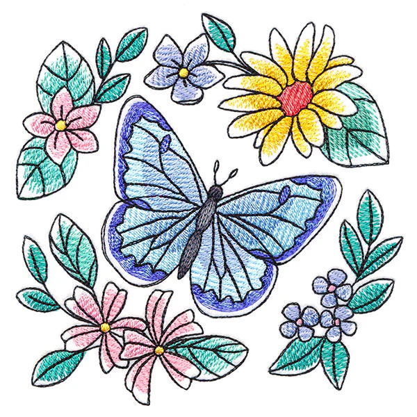 Sweet Butterfly and Blooms Accent - Image 7