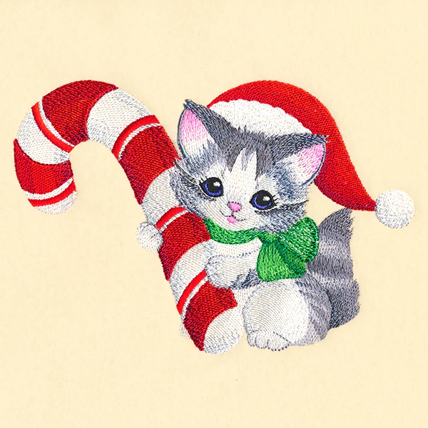 Sweet Candy Cane Kitten - Image 7