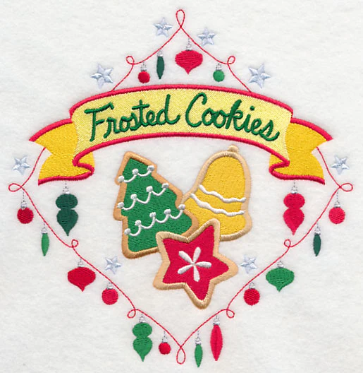 Sweet Christmas Frosted Cookies Diamond - Image 2
