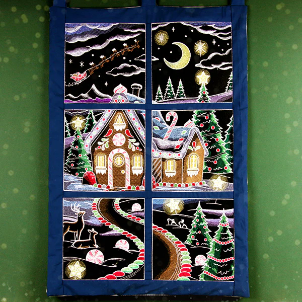 Sweet Christmas Gingerbread Scene Panel 2 - Image 2