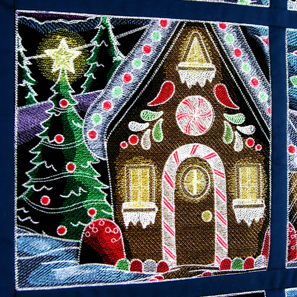 Sweet Christmas Gingerbread Scene Panel 3 - Image 12