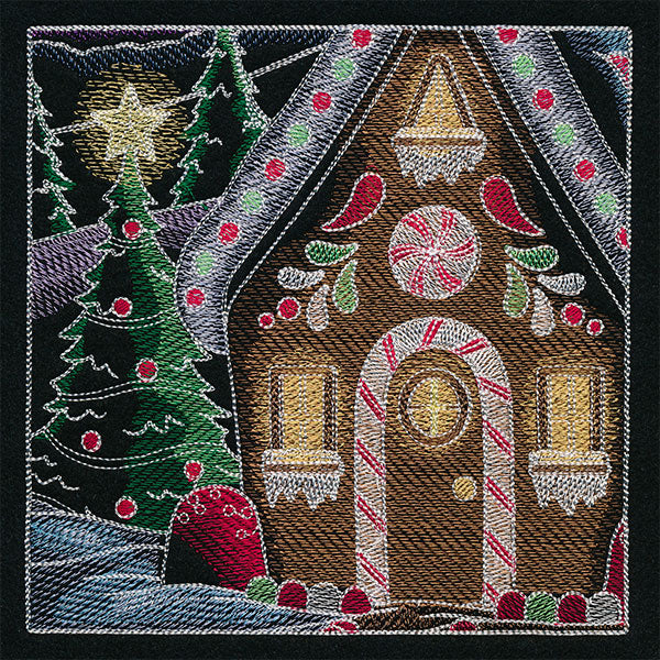 Sweet Christmas Gingerbread Scene Panel 3 - Image 17