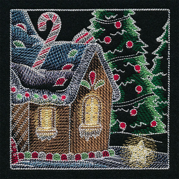Sweet Christmas Gingerbread Scene Panel 4 - Image 10