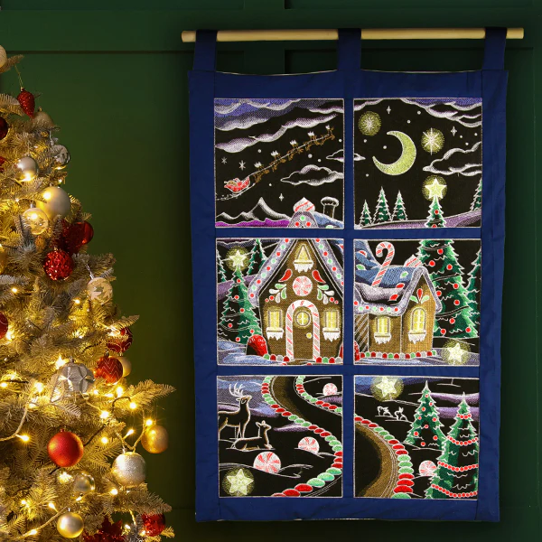Sweet Christmas Gingerbread Scene Panel 4 - Image 3