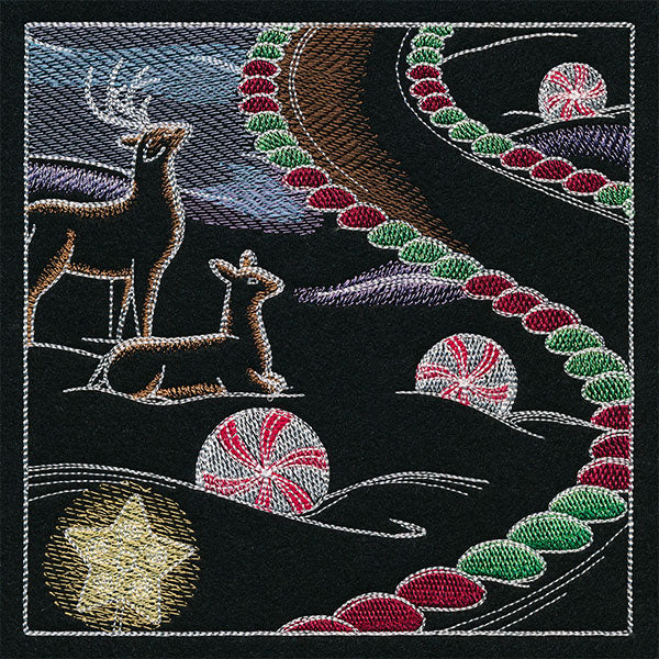 Sweet Christmas Gingerbread Scene Panel 5 - Image 4