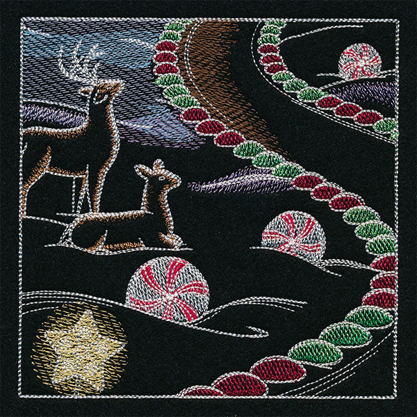 Sweet Christmas Gingerbread Scene Panel 5 - Image 7