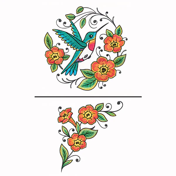 Sweet Hummingbird Pillow Pair - Image 2