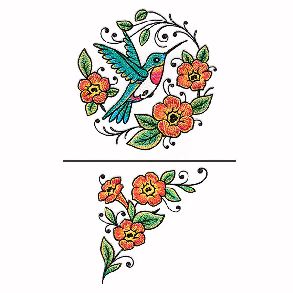 Sweet Hummingbird Pillow Pair - Image 5