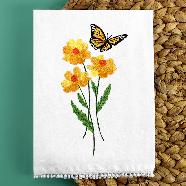 Sweet Monarch Butterfly in Cosmos - Image 8