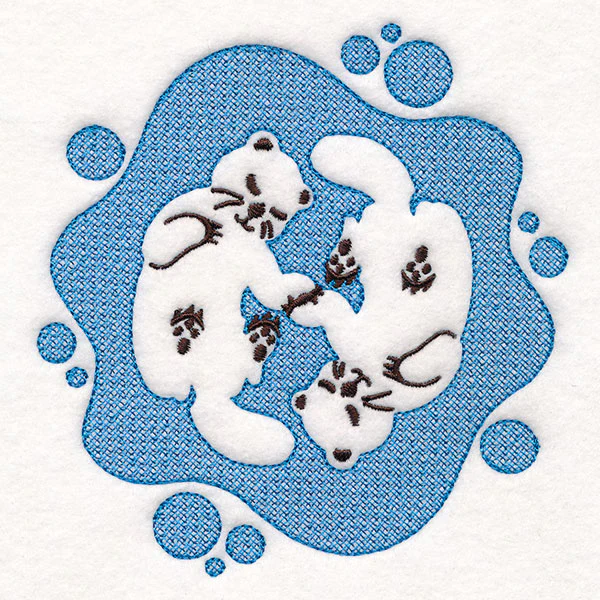 Sweet Otters (Embossed) - Image 4