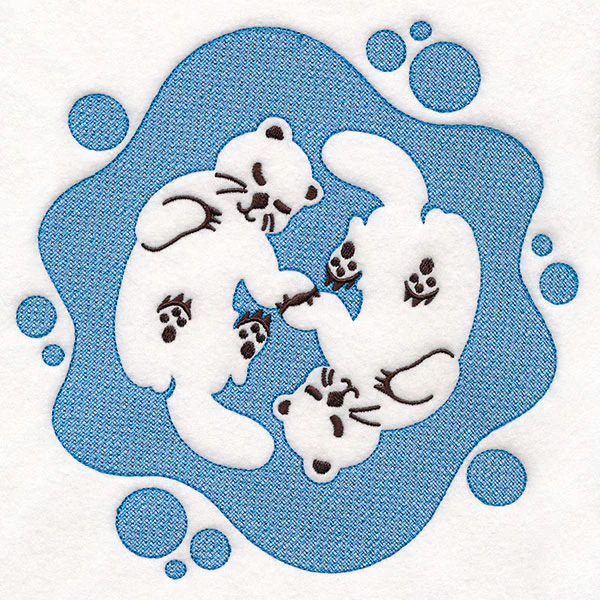 Sweet Otters (Embossed) - Image 5