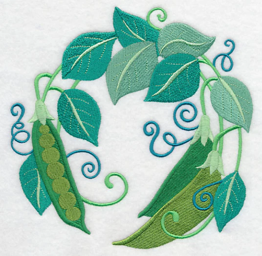 Sweet Pea Wreath - Image 2