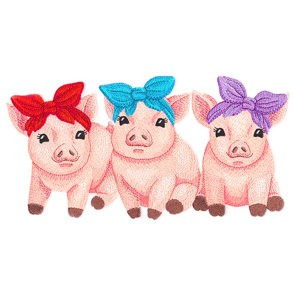 Sweet Piglet Trio - Image 2