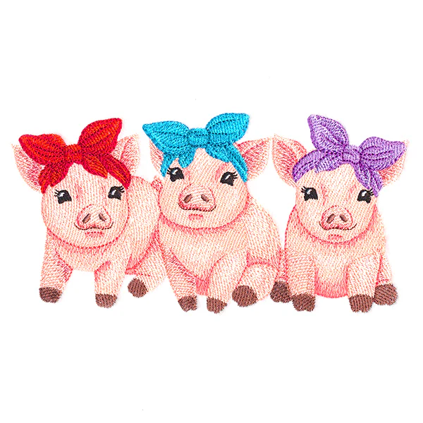 Sweet Piglet Trio - Image 4