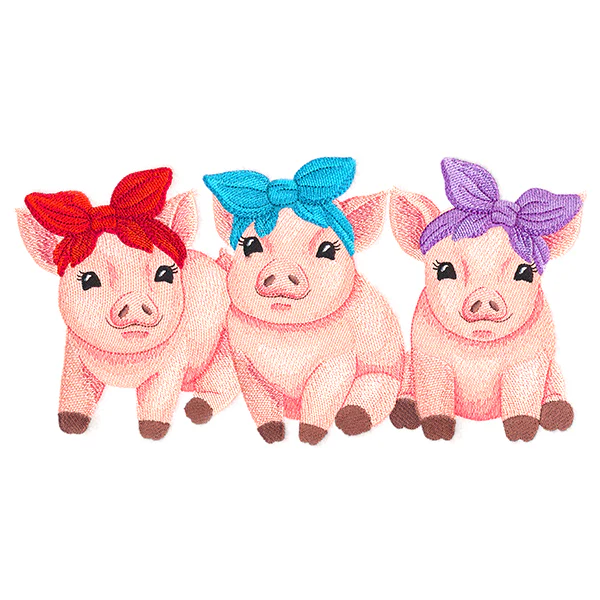 Sweet Piglet Trio - Image 5