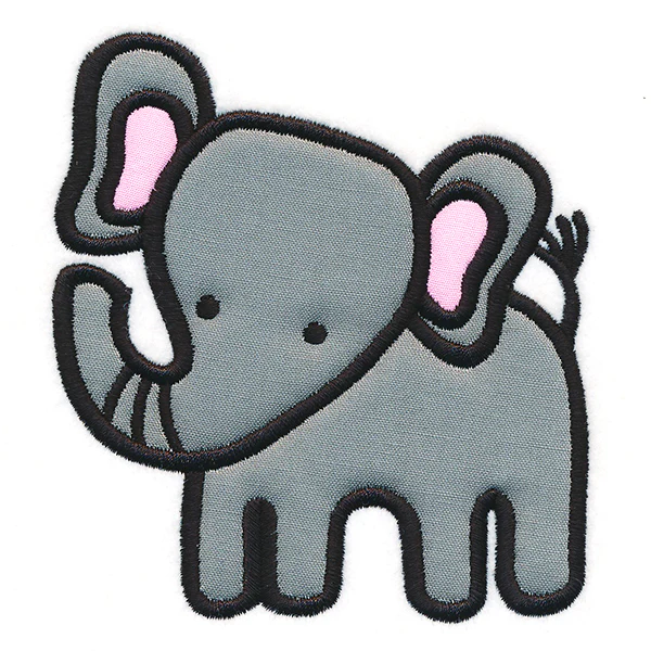 Sweet Safari Elephant (Applique) - Image 3