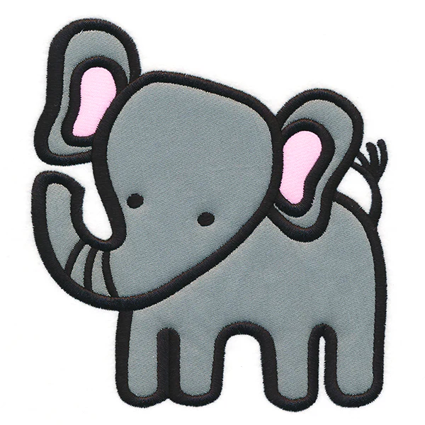 Sweet Safari Elephant (Applique) - Image 4