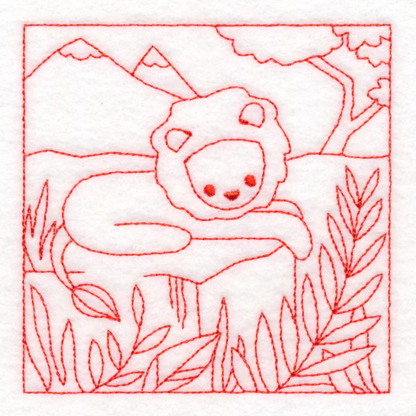 Sweet Safari Lion Quilting Square (Double Run) - Image 5
