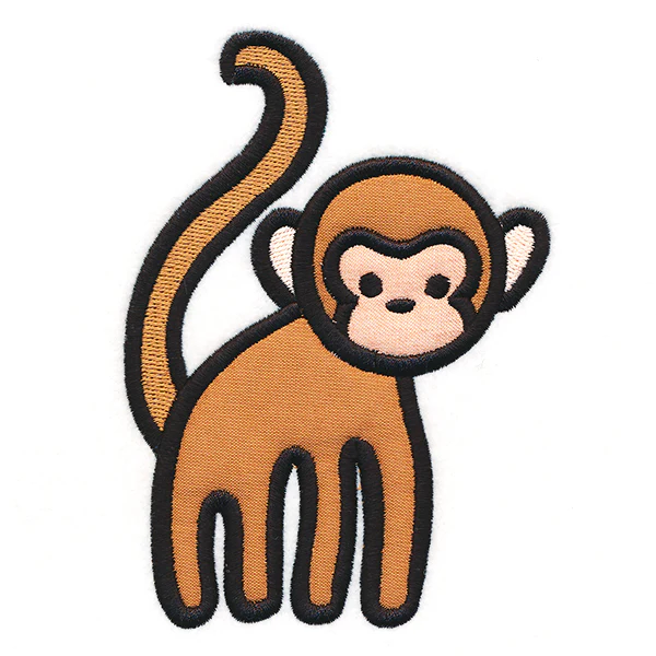 Sweet Safari Monkey (Applique) - Image 2