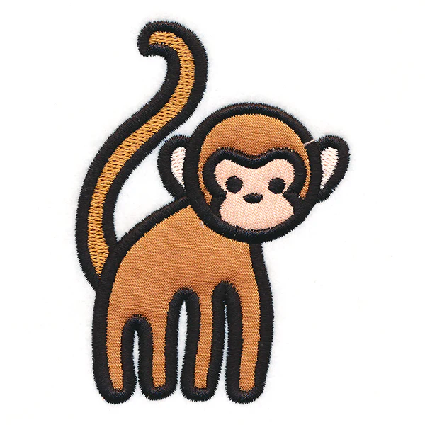 Sweet Safari Monkey (Applique) - Image 3