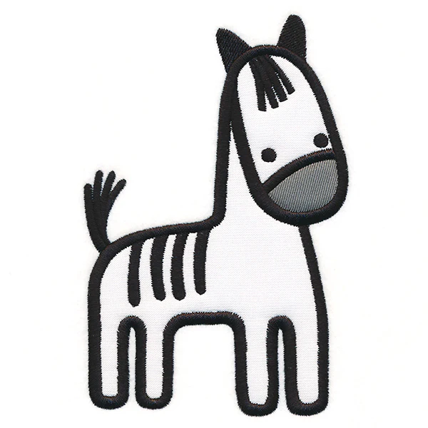 Sweet Safari Zebra (Applique)