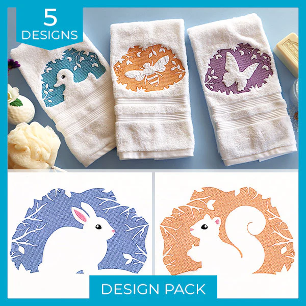 Sweet Seasons Animals (Embossed) Design Pack - Image 61