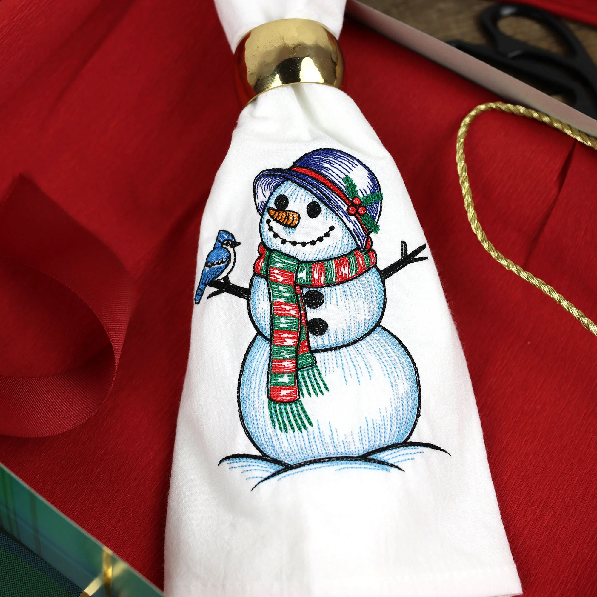 Sweet Snowman Etching Design Pack - Image 18