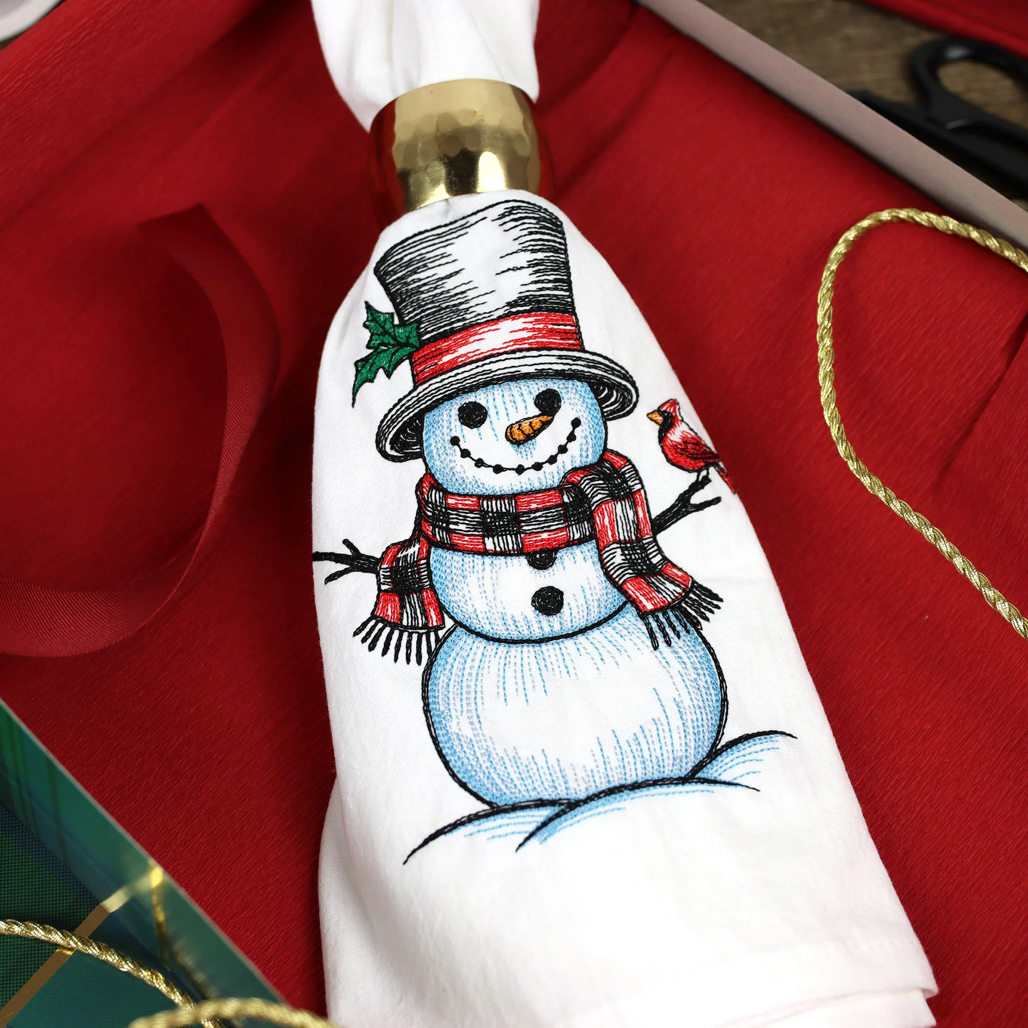 Sweet Snowman Etching Design Pack - Image 2