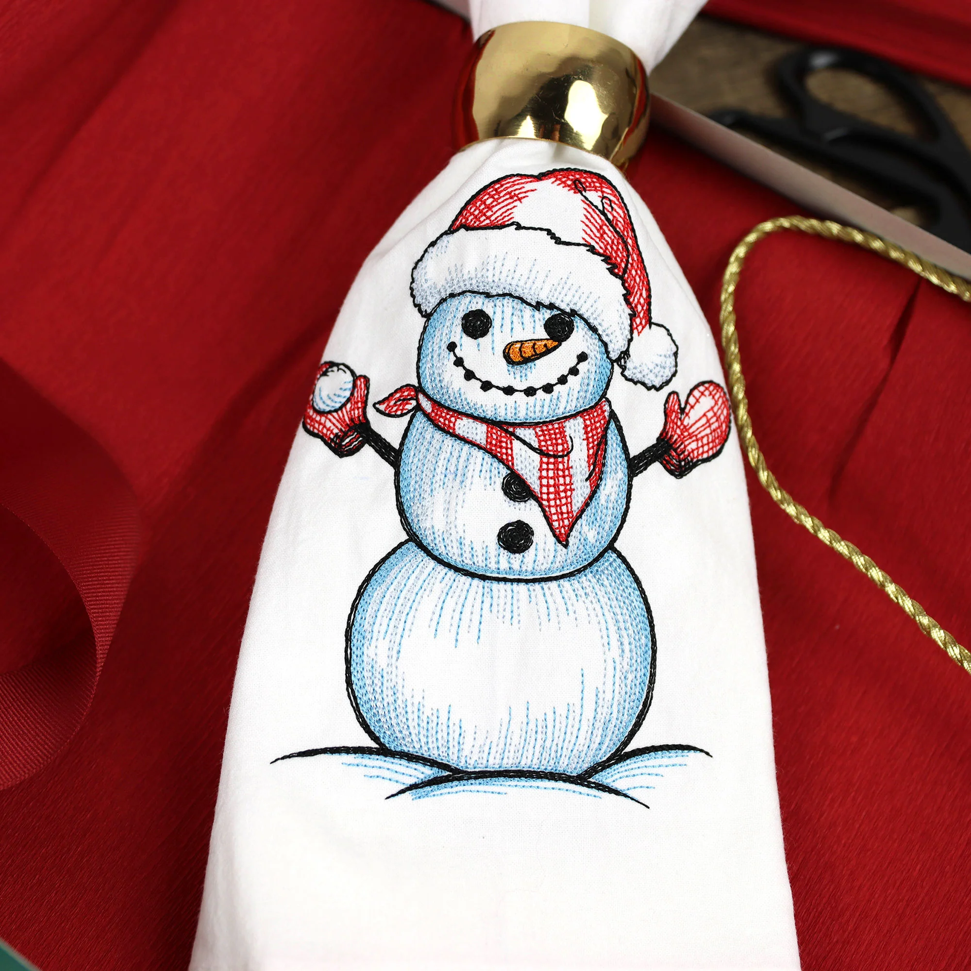 Sweet Snowman Etching Design Pack - Image 9