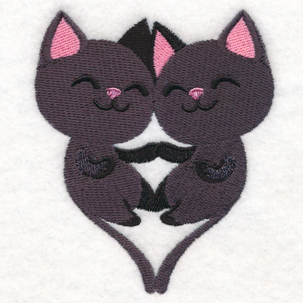 Sweet Snuggling Cats - Image 3