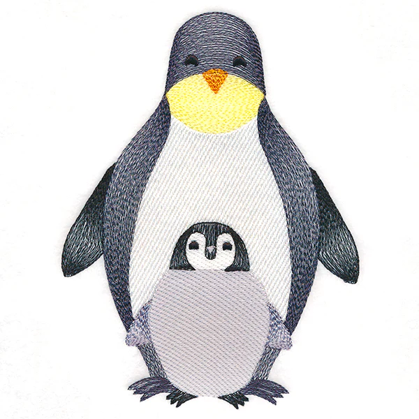 Sweet Snuggling Penguins - Image 3