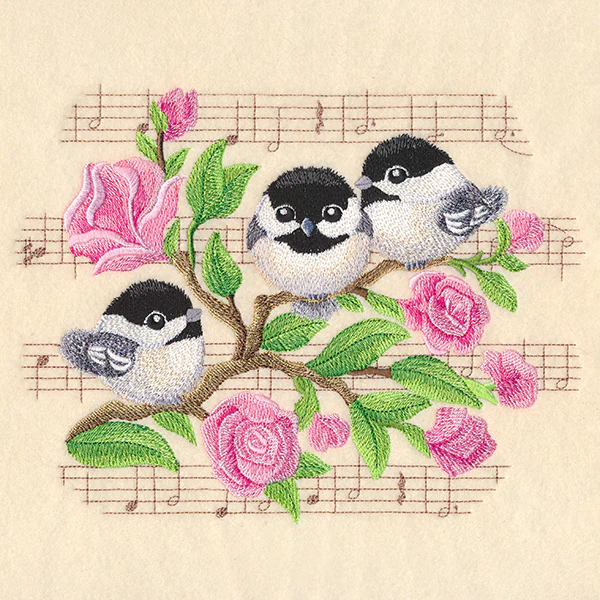 Sweet Songbird Chickadee Trio - Image 4