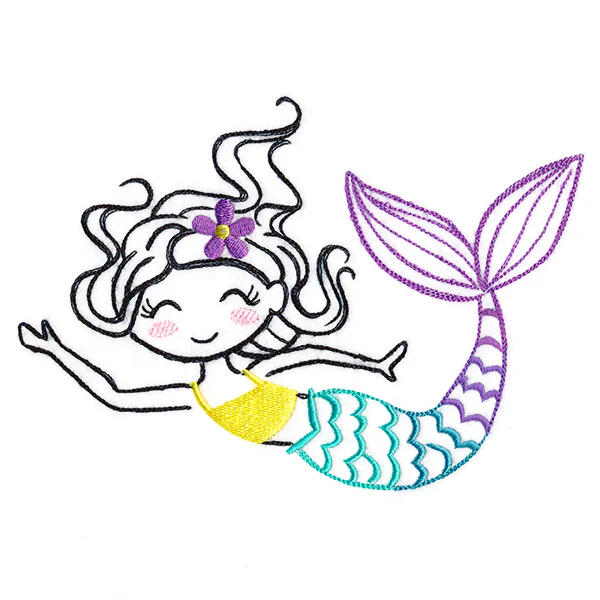 Sweet Swimming Mermaid - Image 4