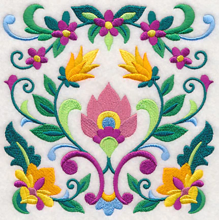 Sweet Symmetry Flower Square 1 - Image 3