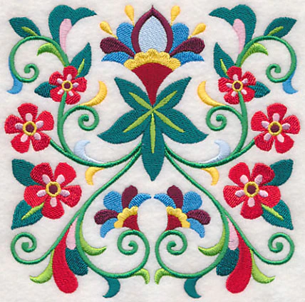 Sweet Symmetry Flower Square 4 - Image 3