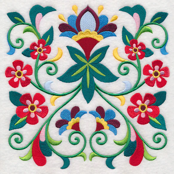 Sweet Symmetry Flower Square 4 - Image 6