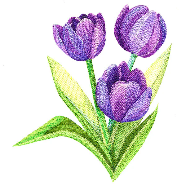 Sweet Tulips in Watercolor - Image 7