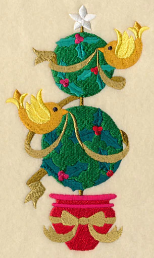 Sweet Tweet Christmas Topiary - Image 3