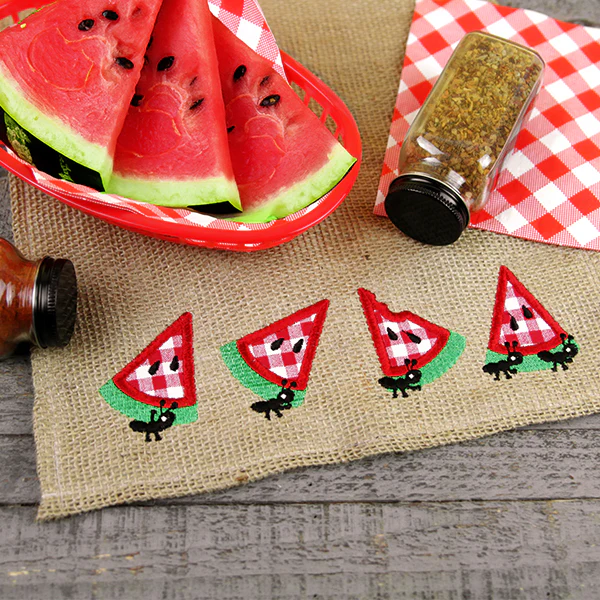 Sweet Watermelon Border (Applique) - Image 9