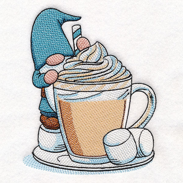 Sweet Winter Gnome with Hot Cocoa - Image 3