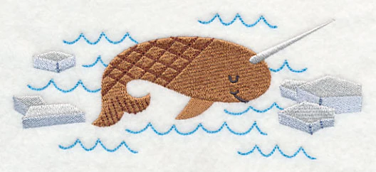 Swimming Arctic Narwhal - Image 4